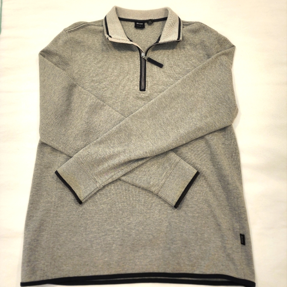 Hugo Boss Men's Gray Sweatshirt